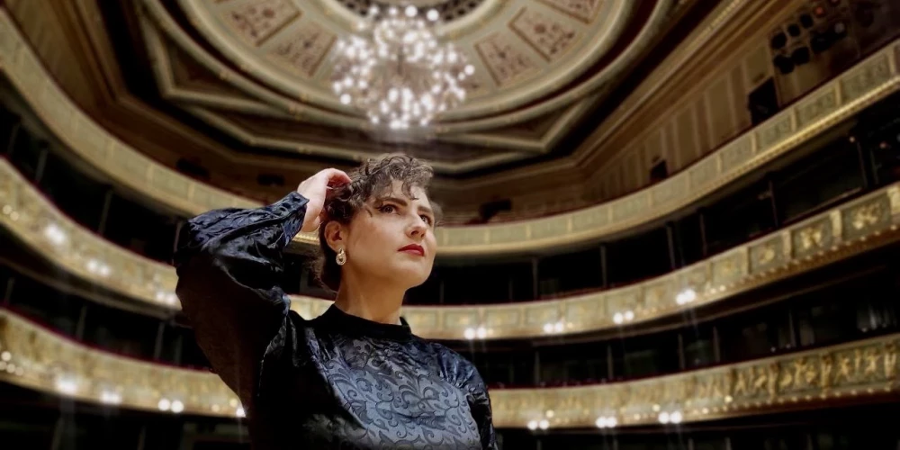 Latviešu mecosoprāns Kristīne Matvejeva.