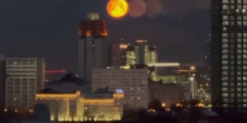 Maskavā novērota pārsteidzoša dabas parādība.