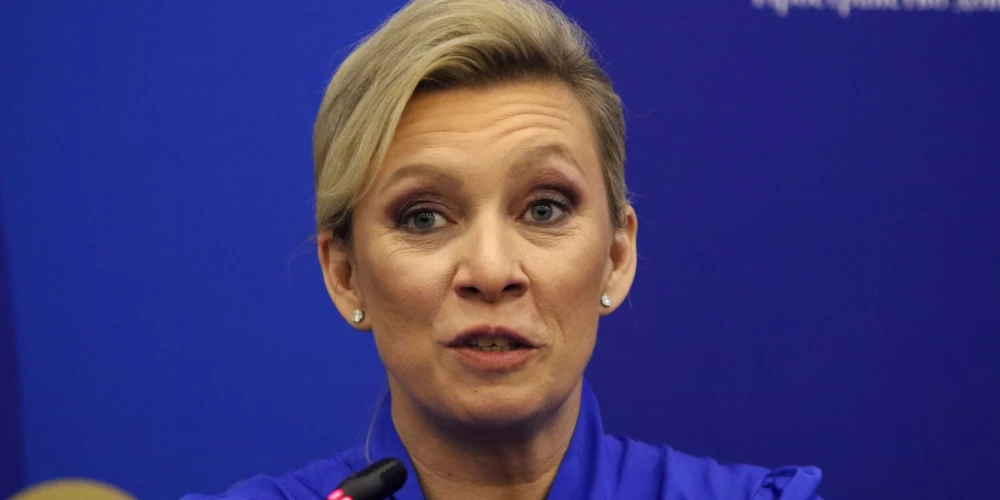 Krievijas Ārlietu ministrijas runassieva Marija Zaharova