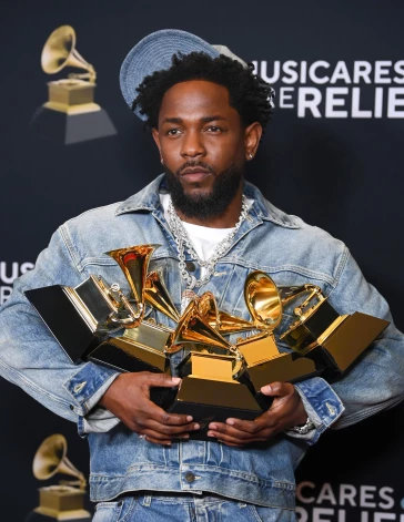 Кендрик Ламар на "Грэмми-2025".