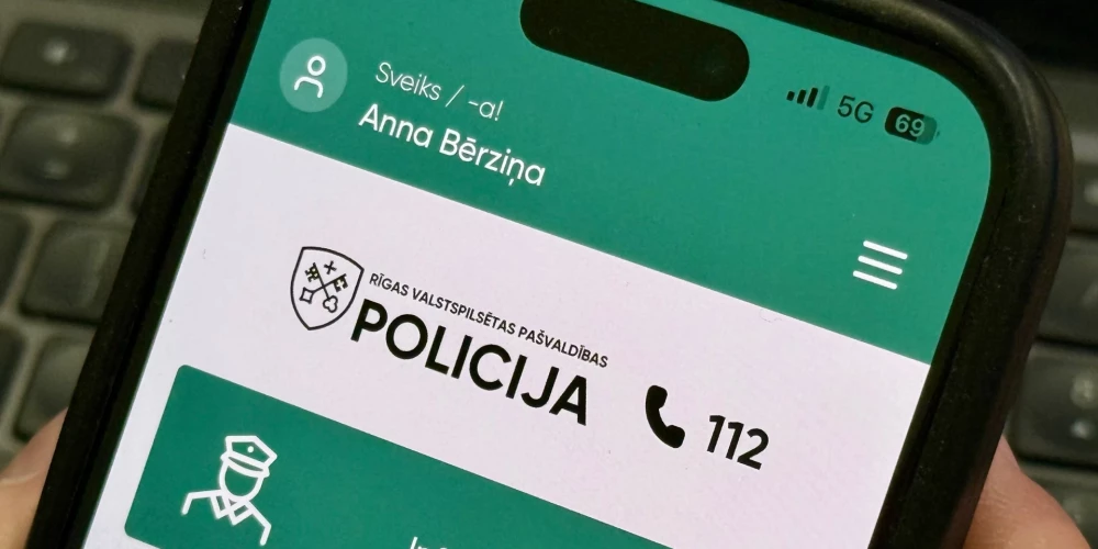 Rīgas pašvaldības policija testa režīmā sākusi izmantot jaunu mobilo lietotni.