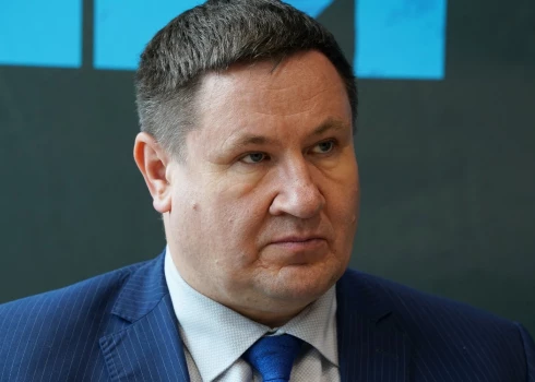 Ogres novada domes priekšsēdētājs Egils Helmanis (NA). 