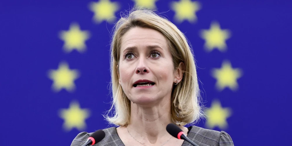 Eiropas Savienības augstākā pārstāve ārpolitikas un drošības jautājumos Kaja Kallasa. 