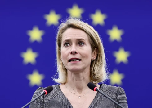Eiropas Savienības augstākā pārstāve ārpolitikas un drošības jautājumos Kaja Kallasa. 