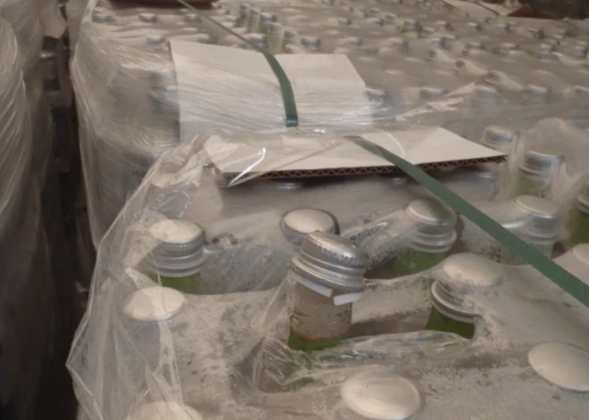 PVD nosūtījis atpakaļ uz Gruziju kravu ar gandrīz 46 000 limonādes pudeļu