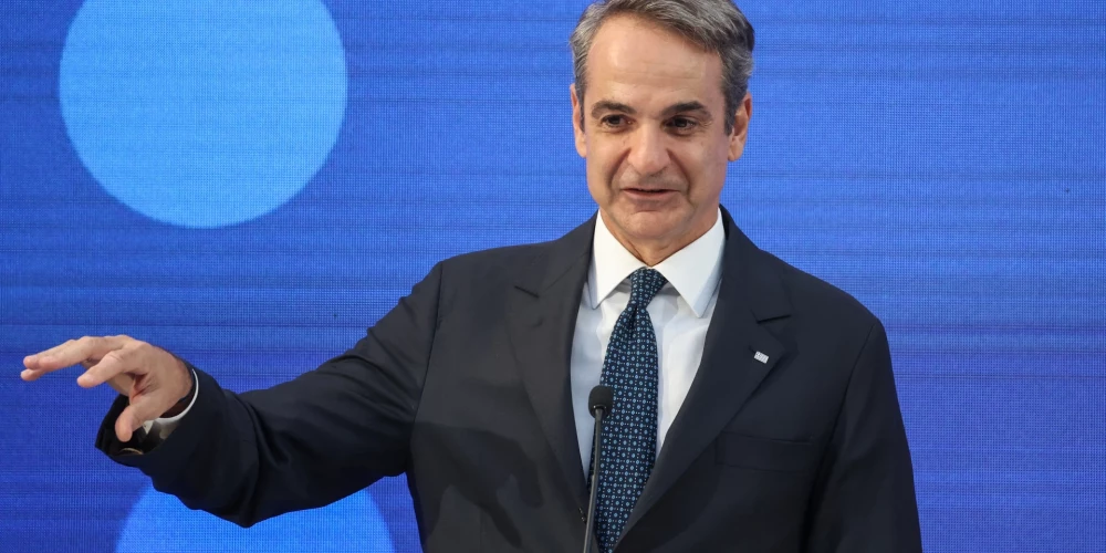 Grieķijas premjerministrs Kirjaks Micotakis