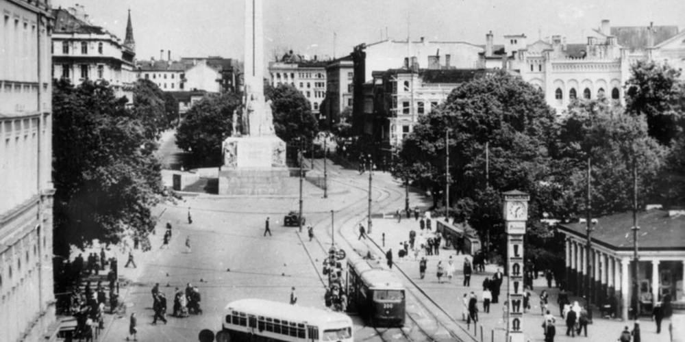 Так Рига выглядела в 1940-х годах.