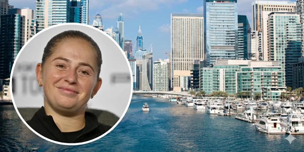 Алена Остапенко давно говорила, что ей очень нравится Дубай.