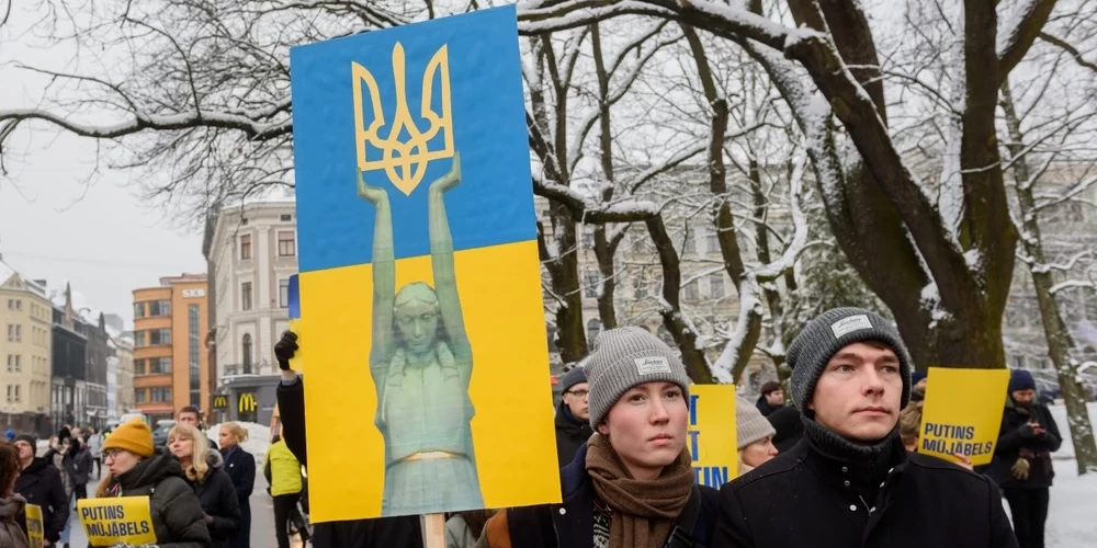 У памятника Свободы в Риге 24 февраля соберутся на акцию «Вместе до победы».