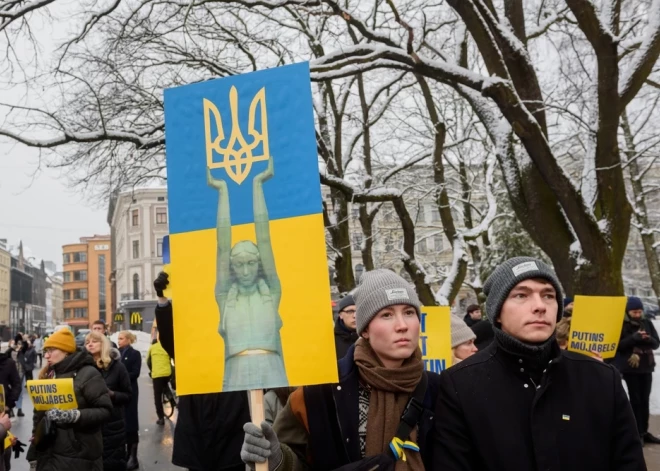 24 февраля в Риге у памятника Свободы участники акции выстроят контур Украины и споют пять песен