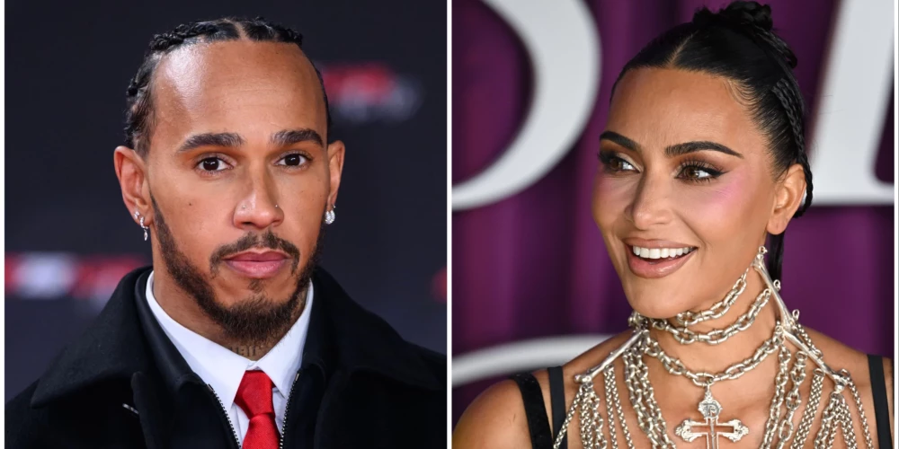 Lūiss Hamiltons un Kima Kardašjana tagad ir pāris.