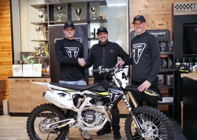 Triumph zīmols un sporta klubs “FFF” triumfēs 2026. gada sezonā