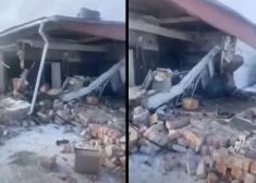 В Талсинском крае обрушилась часть магазина Citro - есть пострадавшие