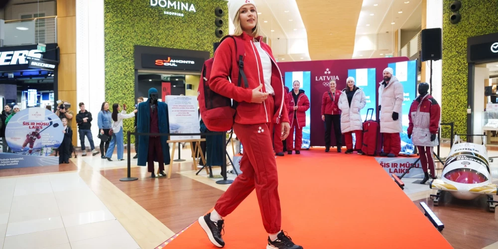 Latvijas olimpiešu tērpi Milānas un Kortīnas olimpiskajās spēlēs.