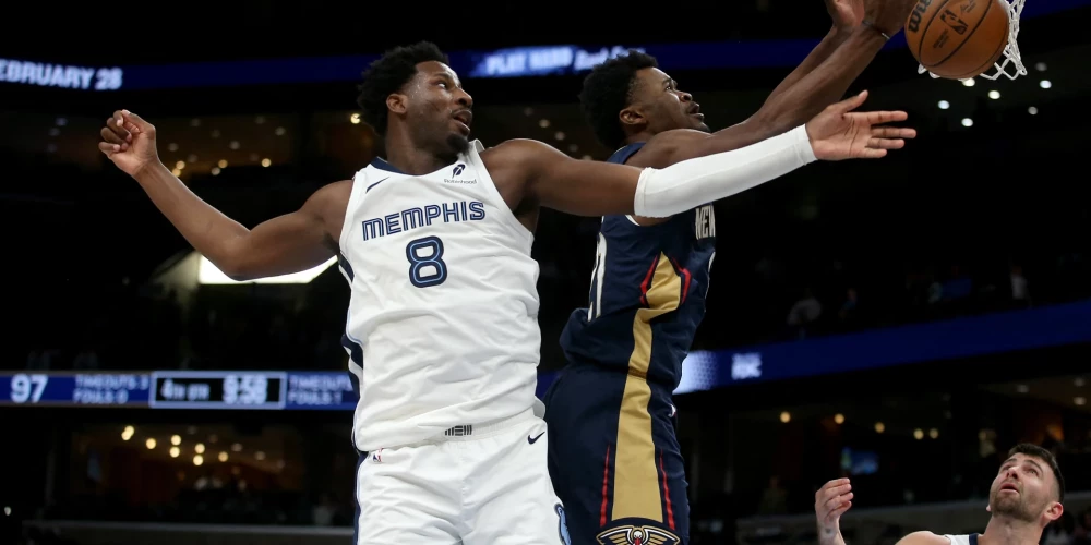 "Grizzlies" vērienīgā darījumā aizmainīs Džeksonu uz "Jazz".