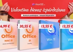 Valentīna dienas īpašie piedāvājumi! Iegādājieties MS Office 2021 Pro un Win 11 Pro par tikai 13 €! Viena maksājuma, lai izmantotu visu mūžu!