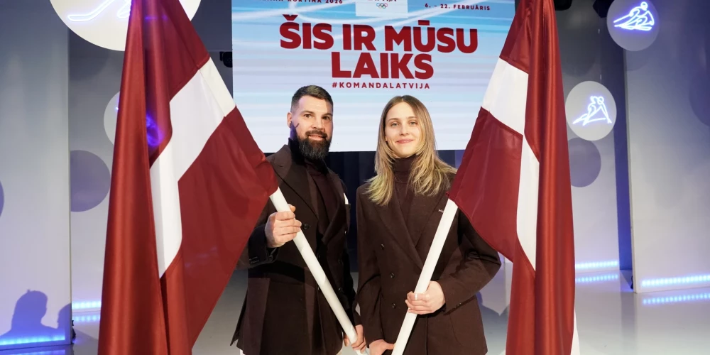 Latvijas delegācijas karognesēji Milānas-Kortīnas olimpisko spēļu atklāšanā būs hokeja izlases kapteinis Kaspars Daugaviņš un kalnu slēpotāja Dženifera Ģērmane.