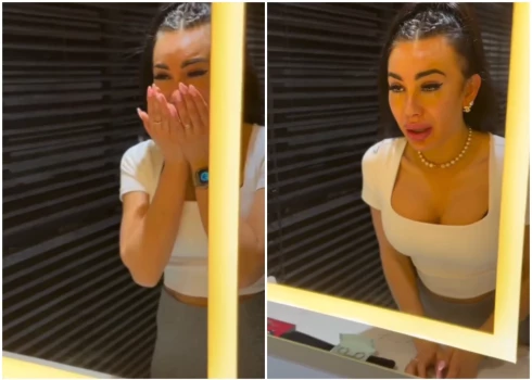 Элина не смогла сдержать слез.