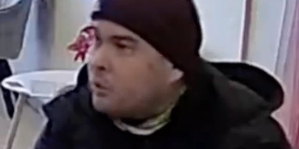 Policija aicina atpazīt video redzamo vīrieti.