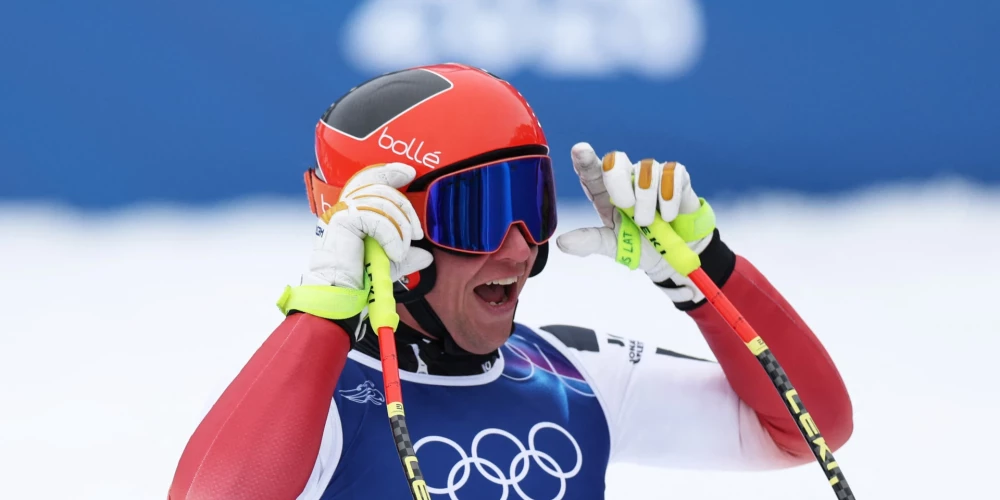 Elvis Opmanis olimpiskajā trasē. 