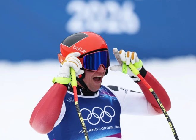 Elvis Opmanis olimpiskajā trasē. 