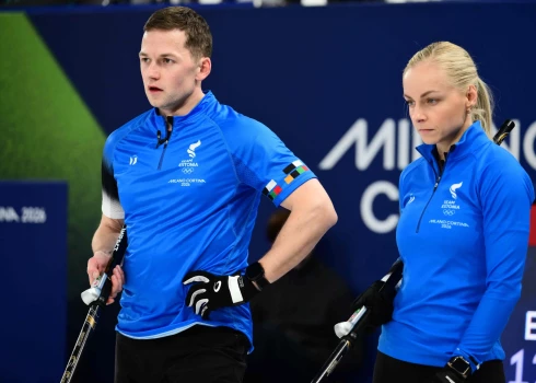Igaunijas kērlinga duets Harri Lills un Marija Kaldvē