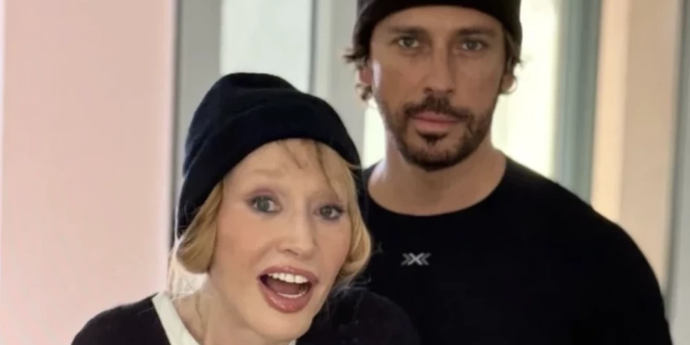 Maksims Galkins un Alla Pugačova. FOTO: Instagram/maxgalkinru