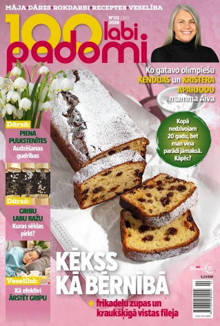 Žurnāla "100 labi padomi" jaunākā numura vāks.