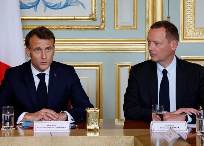 Francijas prezidenta Emanuela Makrona sūtnis Kremlī aizvadījis slepenas sarunas ar Putina pārstāvjiem