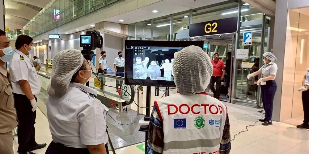 Vairākās lidostās atjaunotas Covid-19 laikā ieviestās veselības pārbaudes.