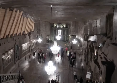 Veličkas sāls raktuves.