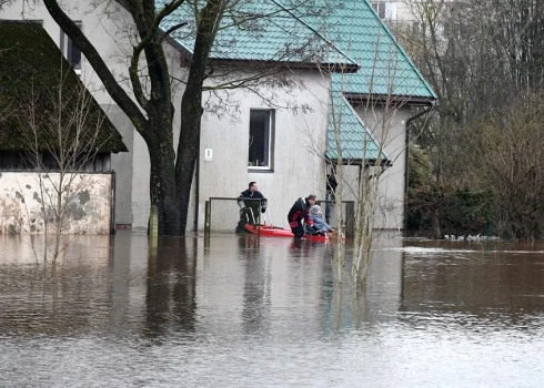 Январское наводнение в Екабпилсе в 2023 году наделало бед.