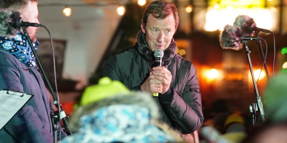 Ziemassvētku tirdziņa Doma laukumā organizators Andris Kreislers.