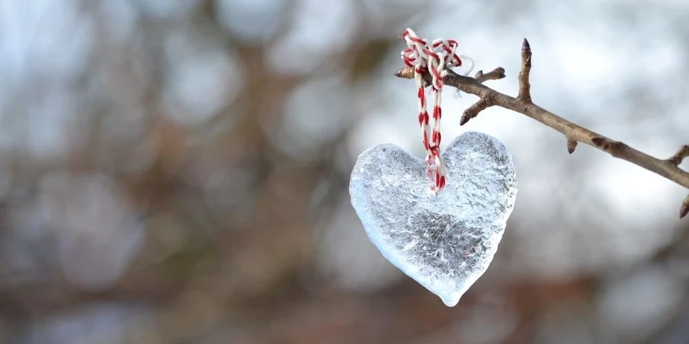 Mīlētāju svētkos Kuldīgā taps lielizmēra ledus sirds. Foto: Ilustratīvs.