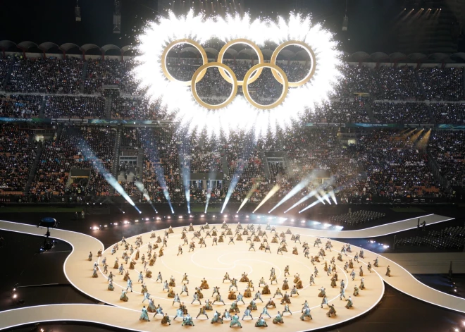 Olimpisko spēļu atklāšanas ceremonija Milānā.