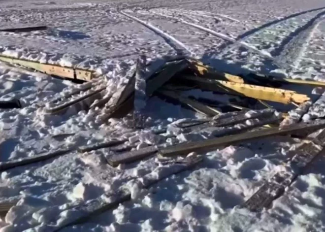 “Tauta, palīdziet atrast to idiotu!” Nakts izpriecas uz aizsaluša ezera Augšlīgatnē beidzas ar salauztu laipu