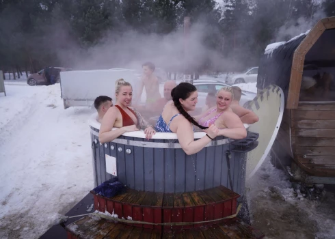 Ziemas festivāls Mārupē.