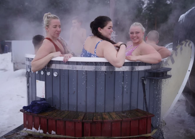 Ziemas festivāls Mārupē.