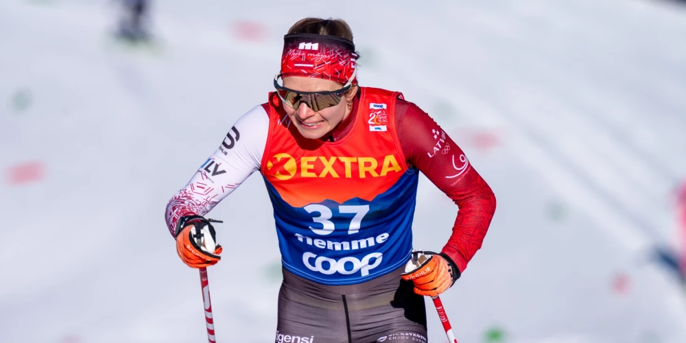 Latvijas slēpotāja Patrīcija Eiduka.