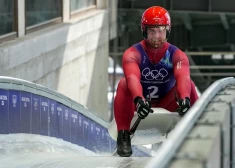 Kristers Aparjods uzreiz aiz labāko trijnieka pēc pirmā brauciena olimpiskajās spēlēs