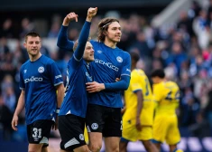 Latvijas futbola izlases uzbrucējs Roberts Uldriķis gūst divus vārtus Vācijas otrās bundeslīgas mačā