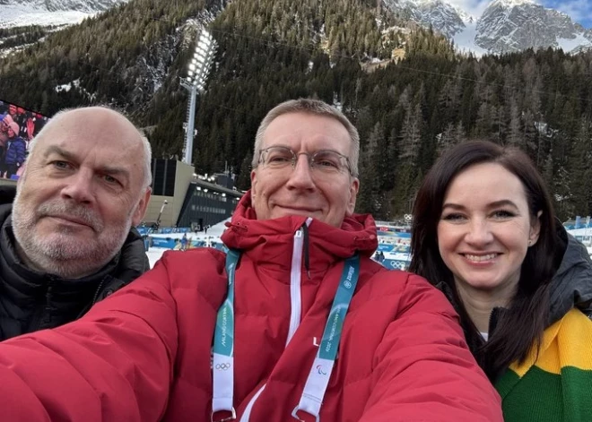 "Baltijas sapņu komanda!" – Rinkēvičs publisko foto no olimpiskajām spēlēm ar Igaunijas un Lietuvas līderiem
