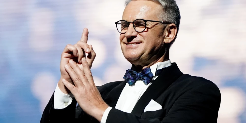 Бывший солист рок-группы Pērkons, депутат Наурис Пунтулис.