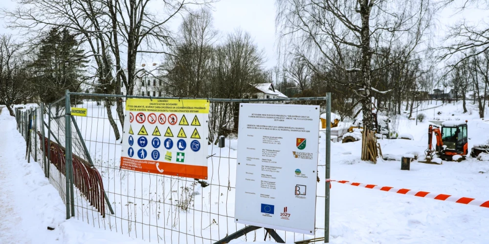 Mīlestības graviņa Madonā (foto: Madonas novada pašvaldība)