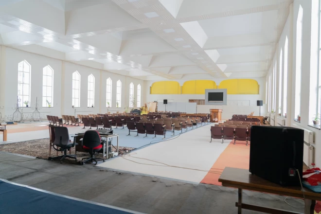 “Ģetzemanes” Lielā lūgšanu zāle.