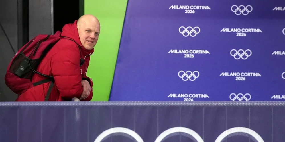 Latvijas kamaniņu izlases treneris Mārtiņš Rubenis.