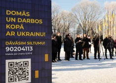 FOTO: palīdzība Ukrainai – tiek vākti ziedojumi, lai nodrošinātu iedzīvotājiem siltumu mājokļos