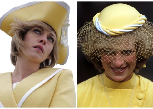 Kristena Stjuarte princeses Diānas lomā filmā “Spensere” un Velsas princese.