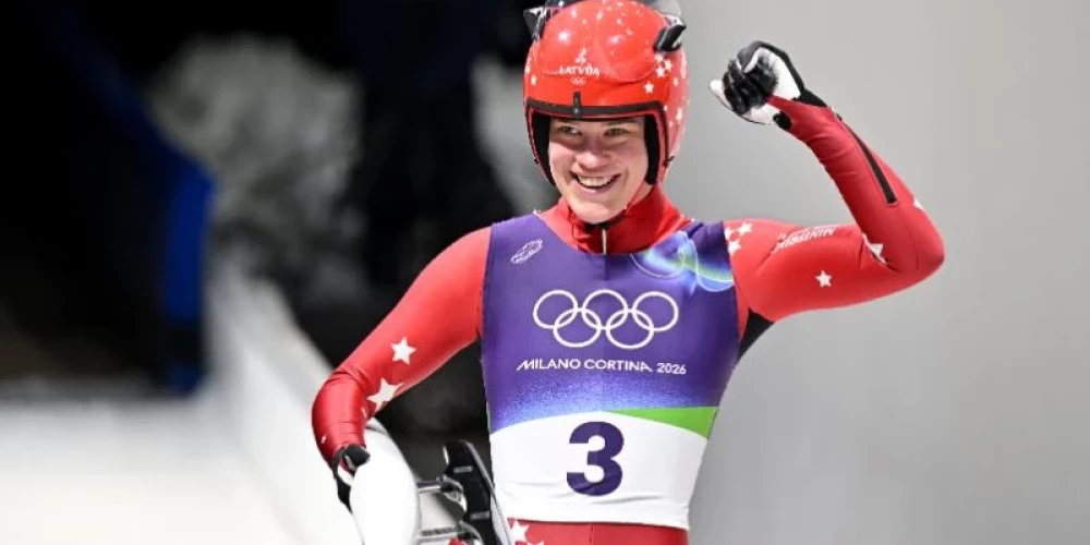 Latvijas sportiste Elīna Ieva Bota olimpisko spēļu otrajā braucienā pakāpjas uz trešo vietu