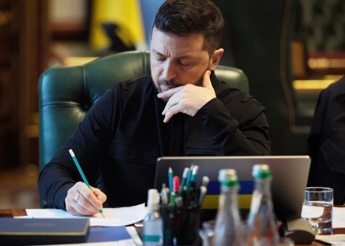 Ukrainas prezidents Volodimirs Zelenskis. 